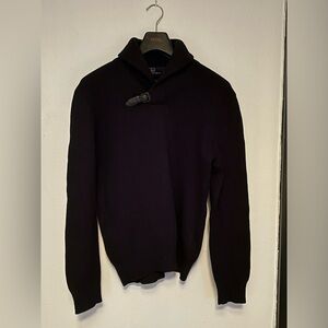 Ralph Lauren Wool Sweater with leather buckle detail